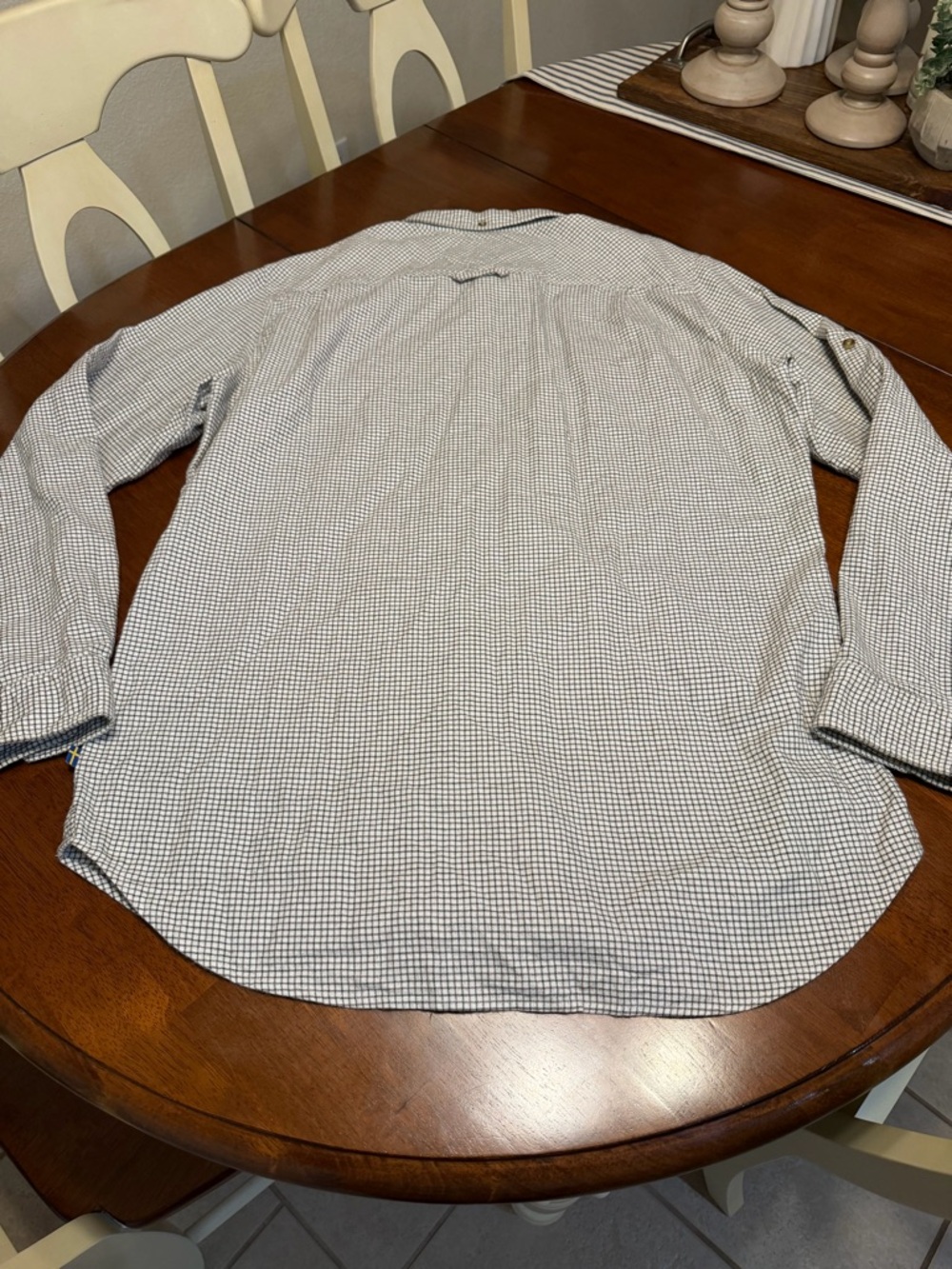 Fjallraven Forest Flannel Shirt Mens Large Button Up Tatersall Plaid Comfort Fit - Picture 11 of 12